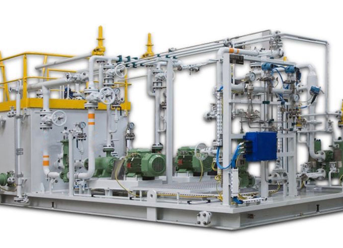 Lube oil console